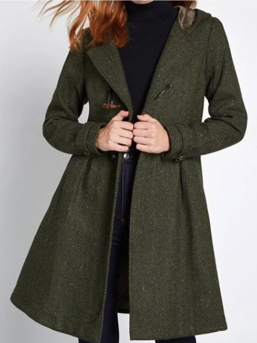 Like New ModCloth "Set for the Solstice" Coat M - Picture 1 of 3